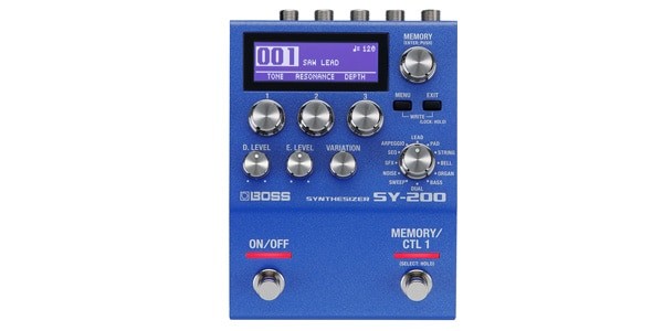 BOSS SY-200 Guitar Bass Synthesizer Pedal Polyphonic MIDI 171 Used Tested