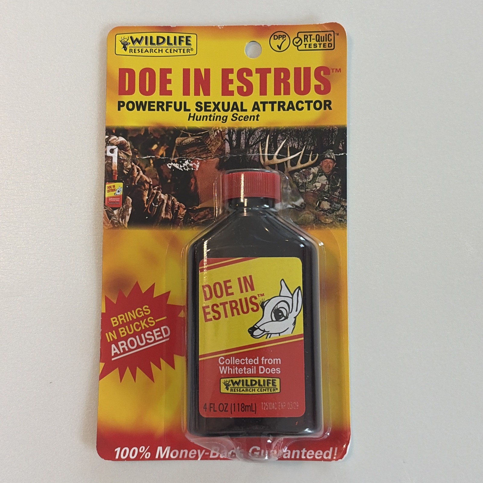 Wildlife Research 2254 Doe In Estrus Deer Attractant Doe In Estrus Scent 4 oz Bo
