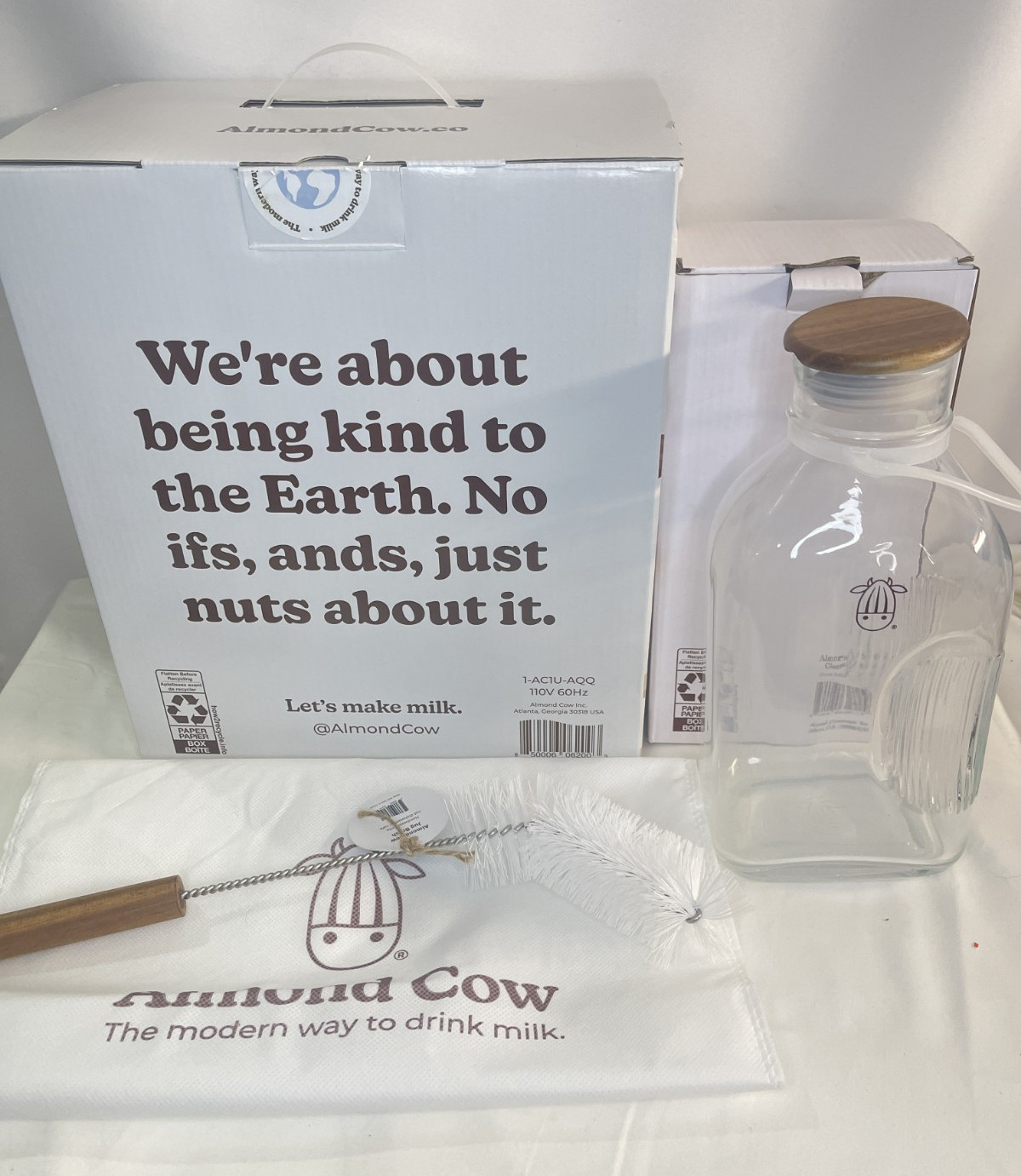 Almond Cow Plant-Based Milk Maker Stainless Steel - Authentic New Open Box