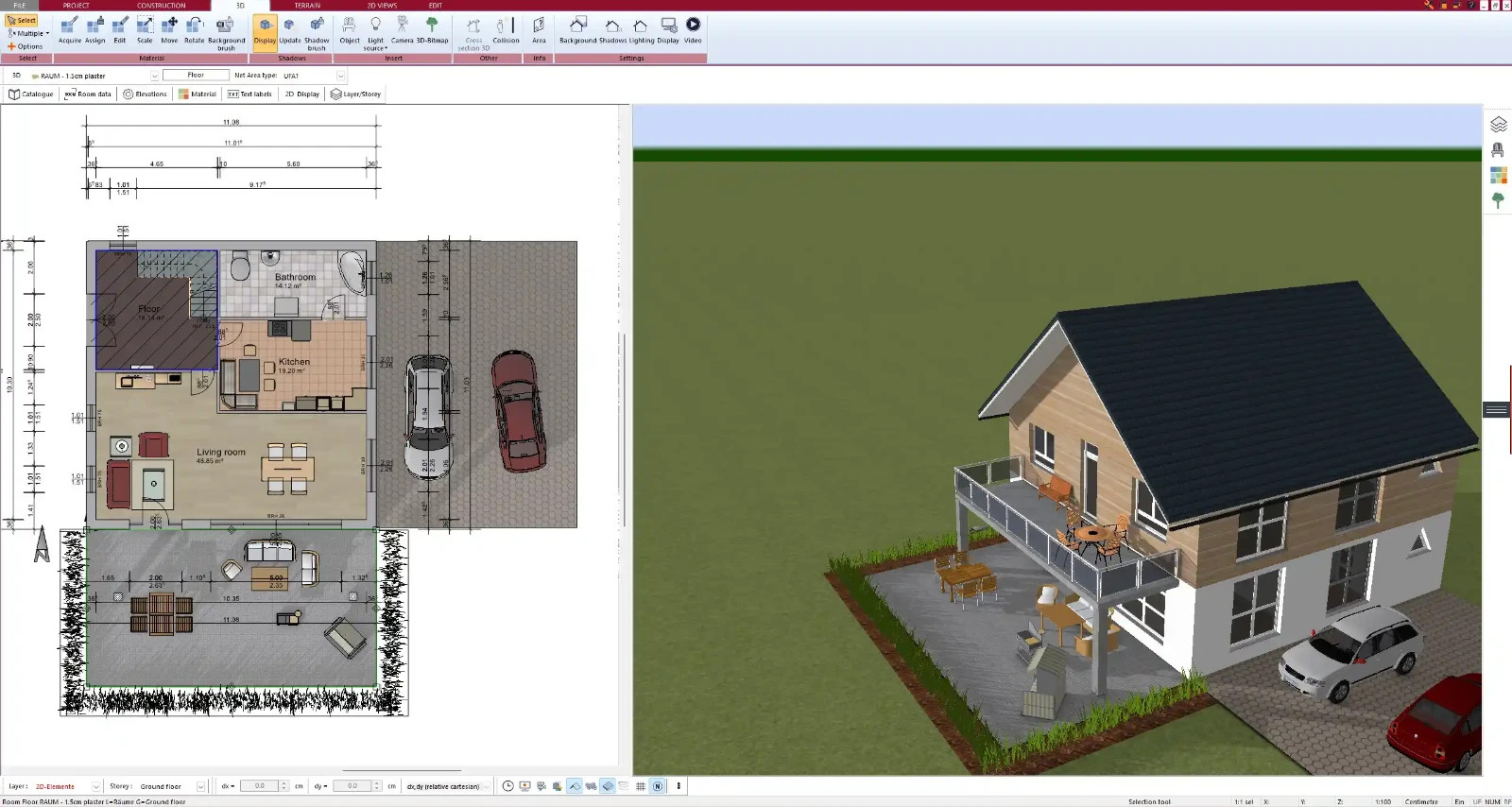 Sweet Home 3D | Interior Design Floor Plan Render | Win Mac Linux