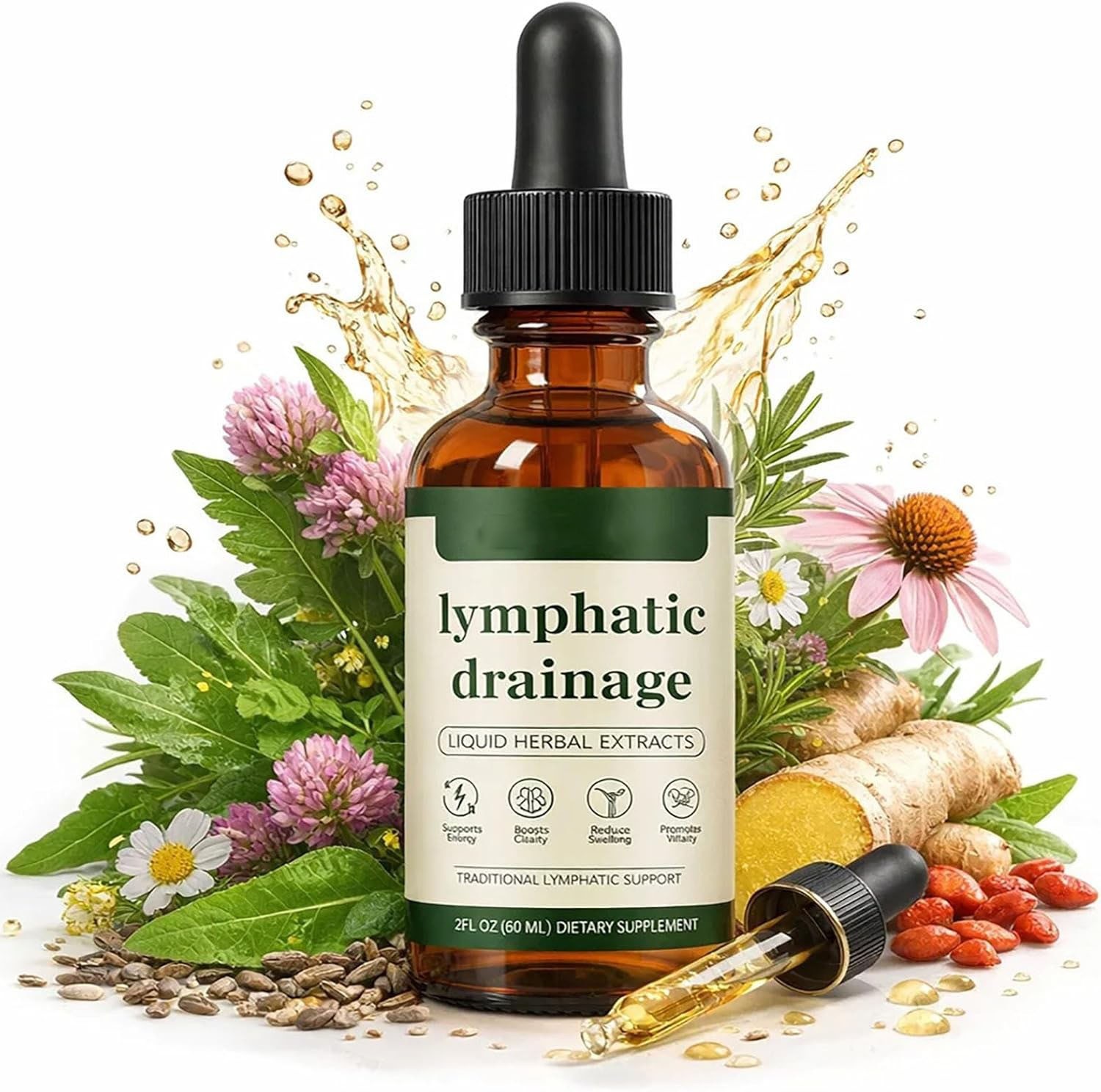 Organic Lymphatic Drainage Supplement ~20%OFF