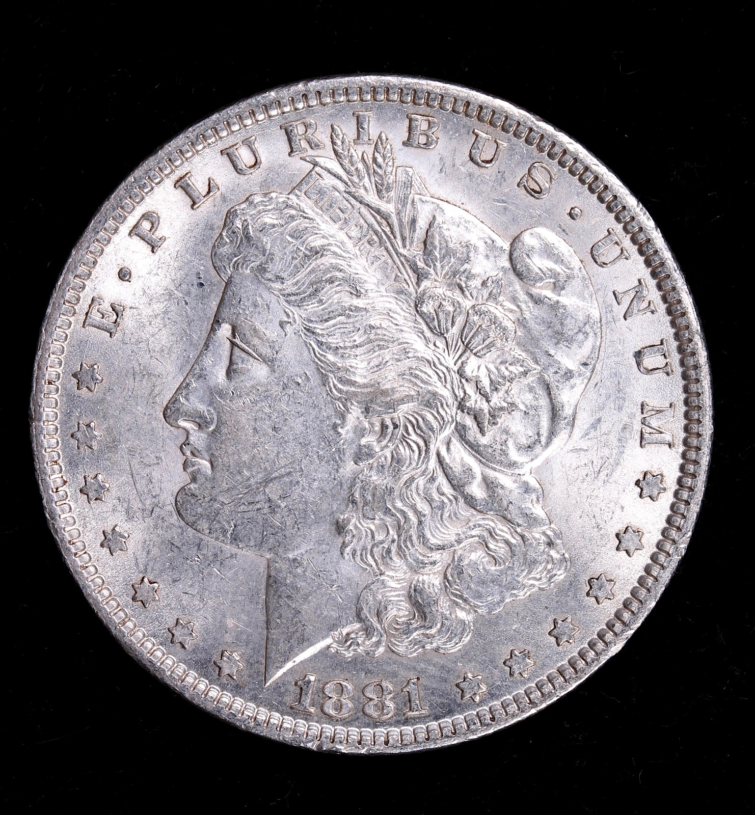1881 Morgan Silver Dollar $1 Philadelphia AU+ Lustrous Surfaces Strong Strike ✨