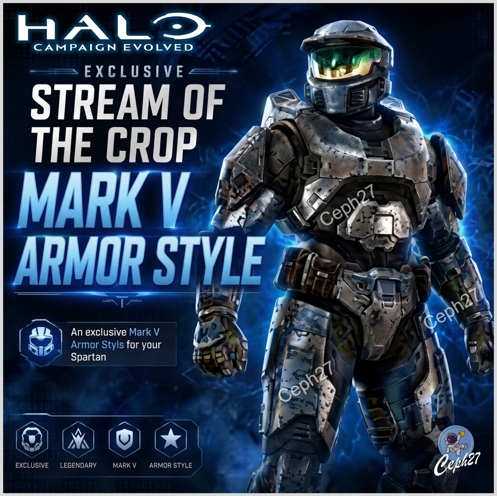 Halo Campaign Evolved - Stream of the Crop Skin - Twitch Drop