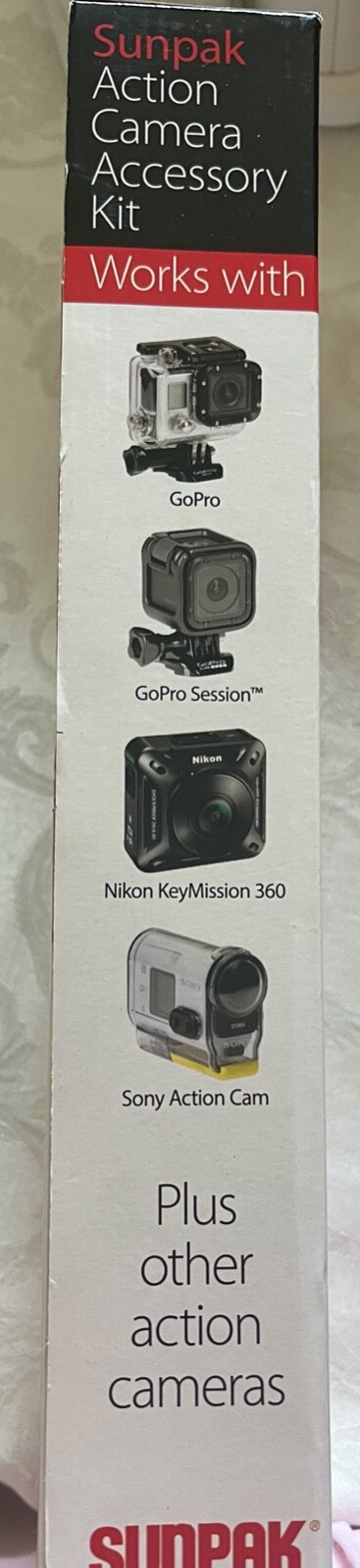 Sunpak Action Camera Accessory Kit GoPro Nikon Sony Accessories Mount
