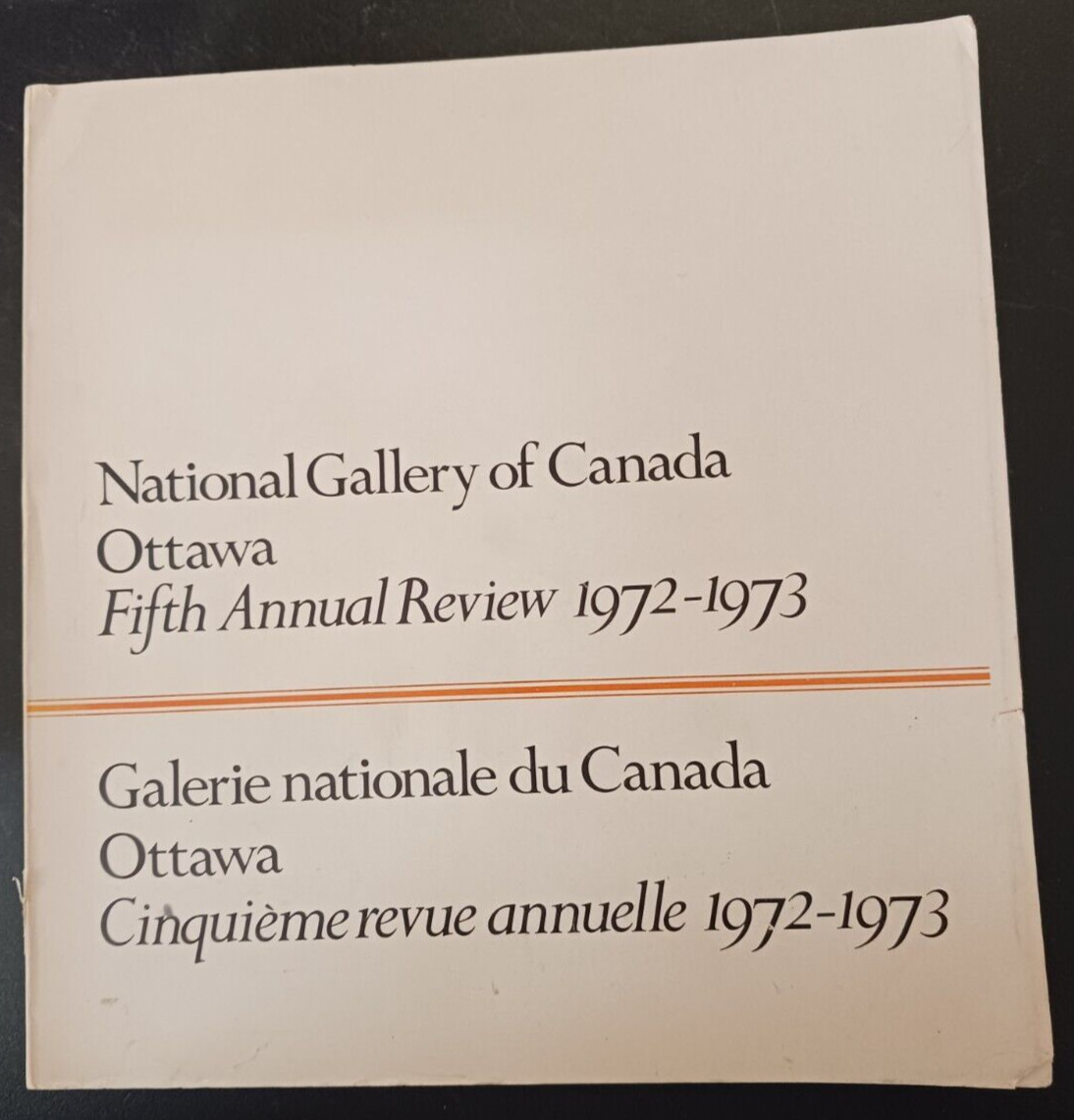 National Gallery of Canada Ottawa  Fifth Annual Review 1972 art catalog