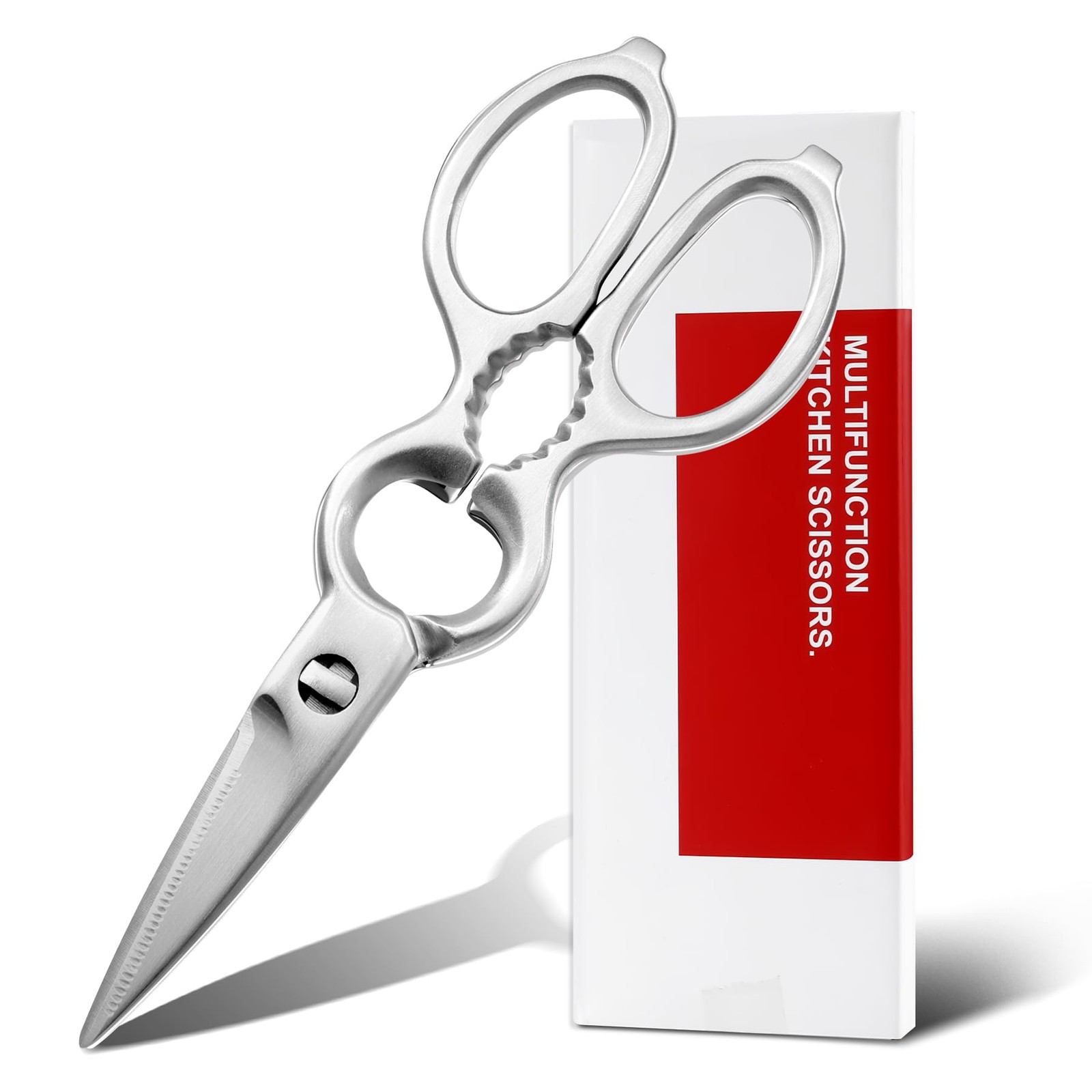 Stainless Steel Detachable Kitchen Shears Full-Steel Forged Metal Scissors fo...