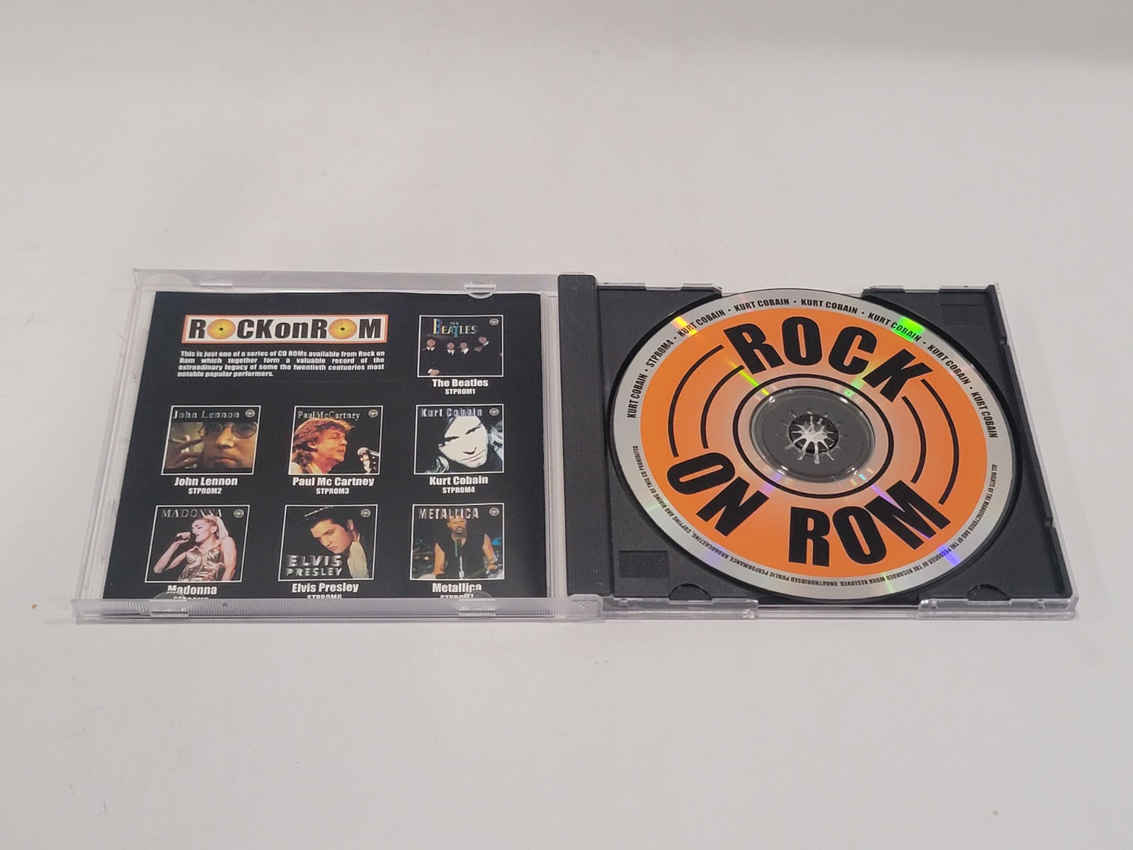 Kurt Cobain PC CD-ROM - Rock On Rom - Windows & Mac 1999