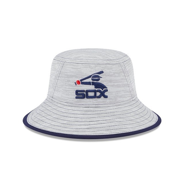 New Era Gray Chicago White Sox Bucket Hat - NWT - One Size Fits Most