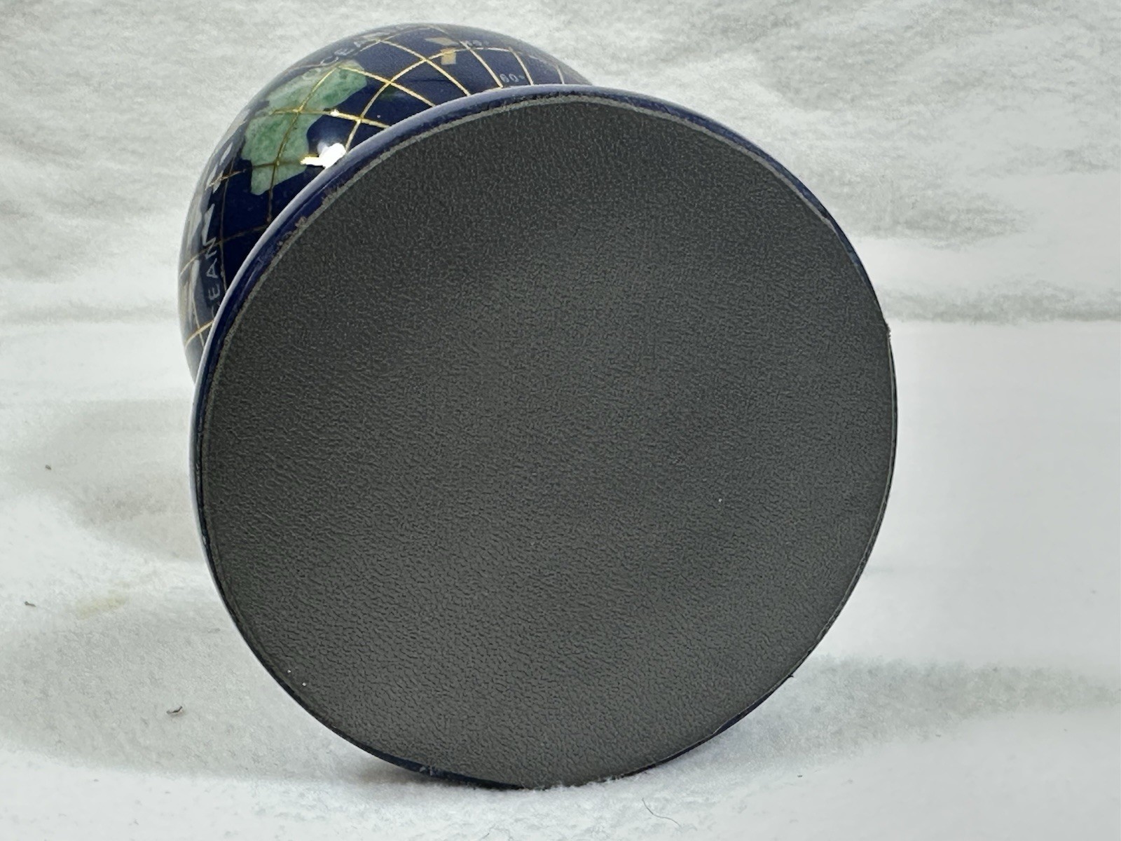 Gemstone Globe Small Blue Tabletop World 6.5"X3"