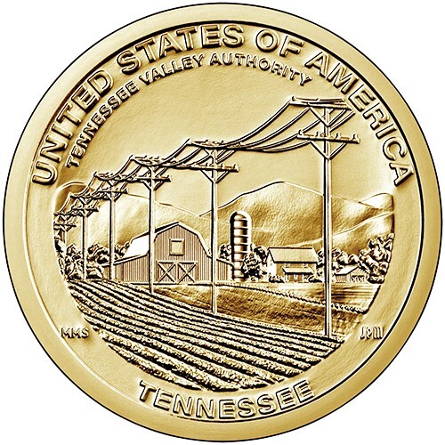 2022 P AU/BU Tennessee American Innovation Dollar Tennessee Valley Authority