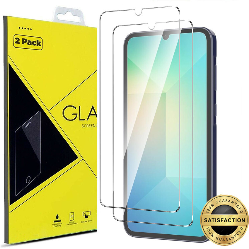 2Pack-9H Tempered Glass Screen Protector for Samsung Galaxy A06