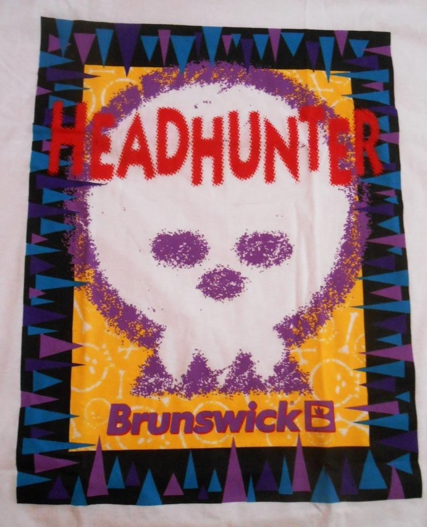 NOS Headhunter Brunswick Bowing Ball Shirt Adult Size XL Vintage 90's S37