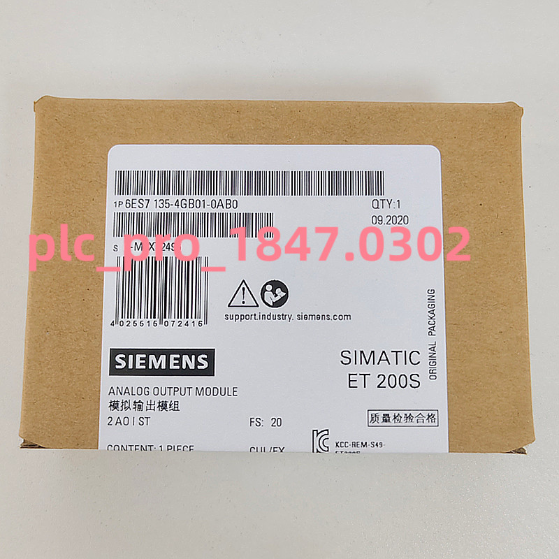 6ES7135-4GB01-0AB0 1PCS Brand New SIEMENS 6ES7 135-4GB01-0AB0  Fast delivery