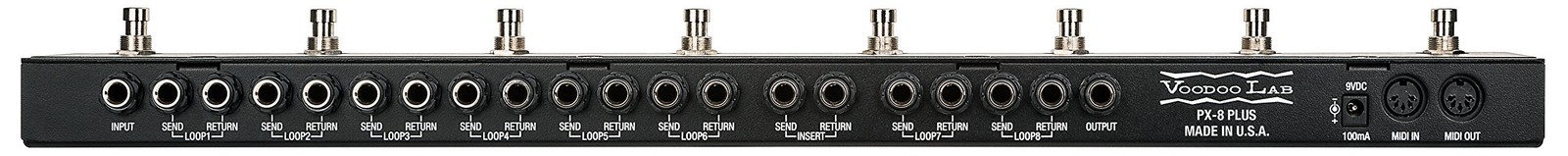 Voodoo Lab PX-8 PLUS True Bypass Programmable Pedal Switcher