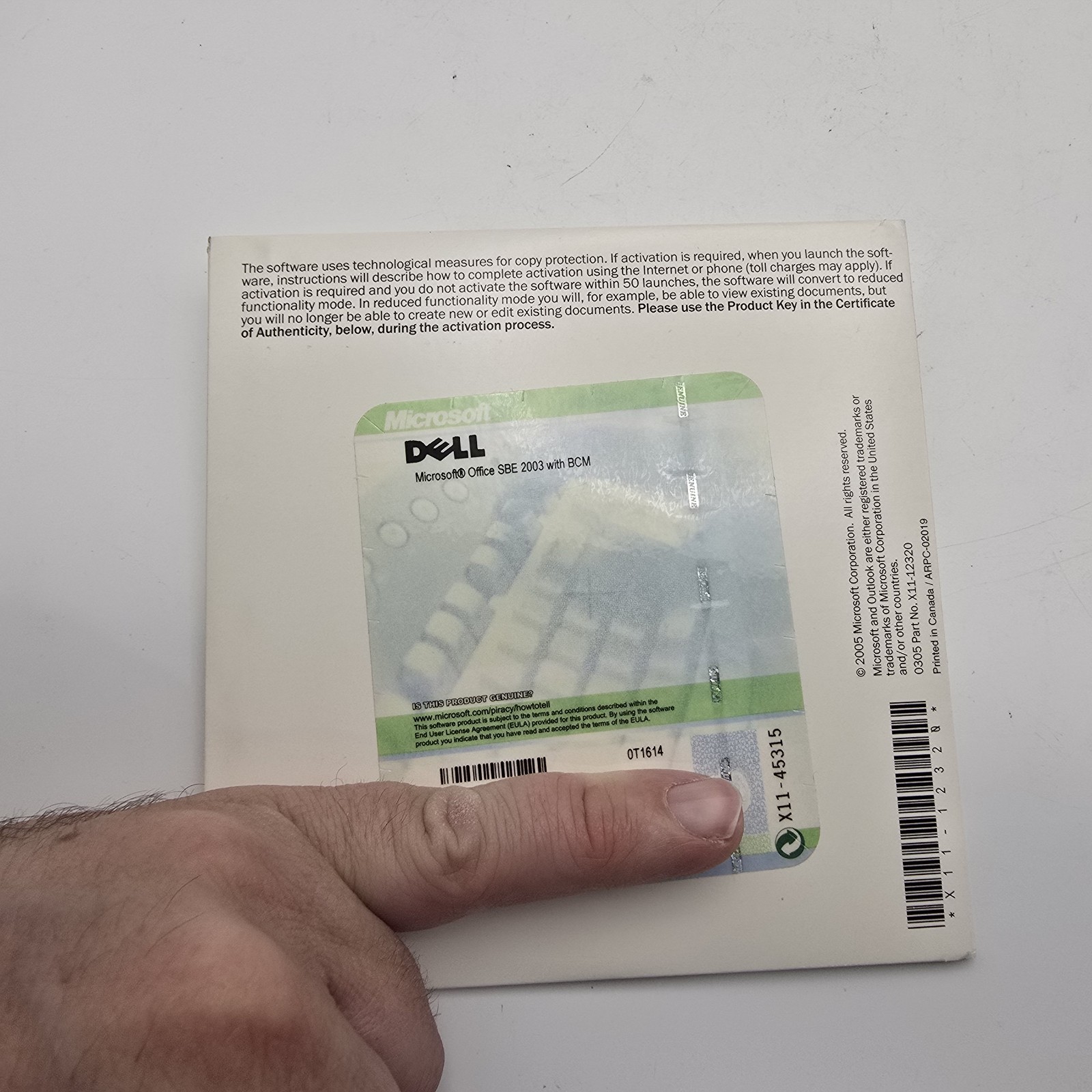 Microsoft Office Small business Edition 2003 Full Version OEM for Windows W Key