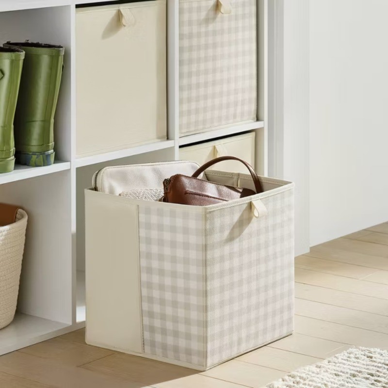 11" Dual 4pk Fabric Bin