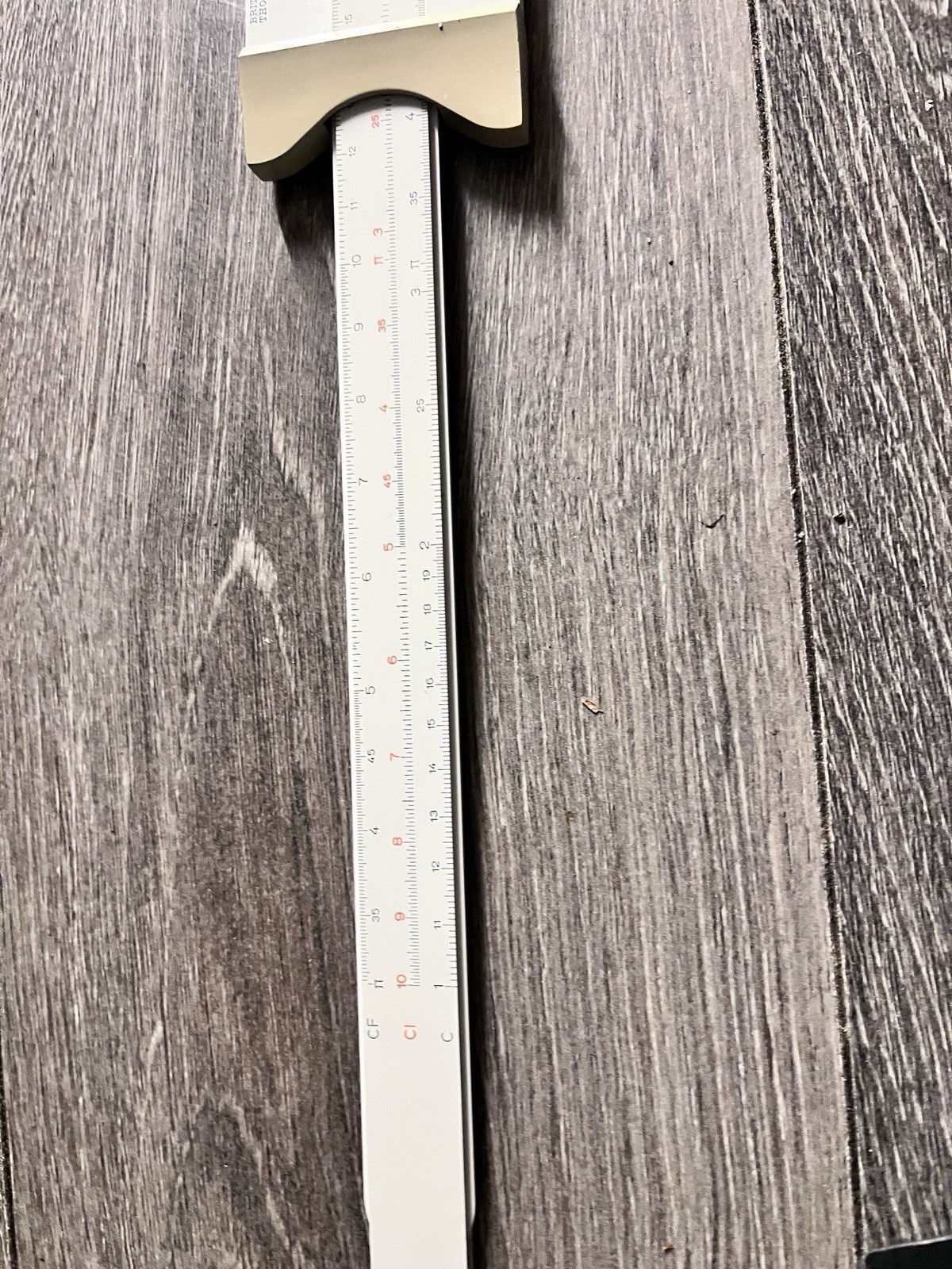 VINTAGE BRITISH THORNTON COMPREHENSIVE WHITE SLIDE RULER ENGINEERS SCALE RULE