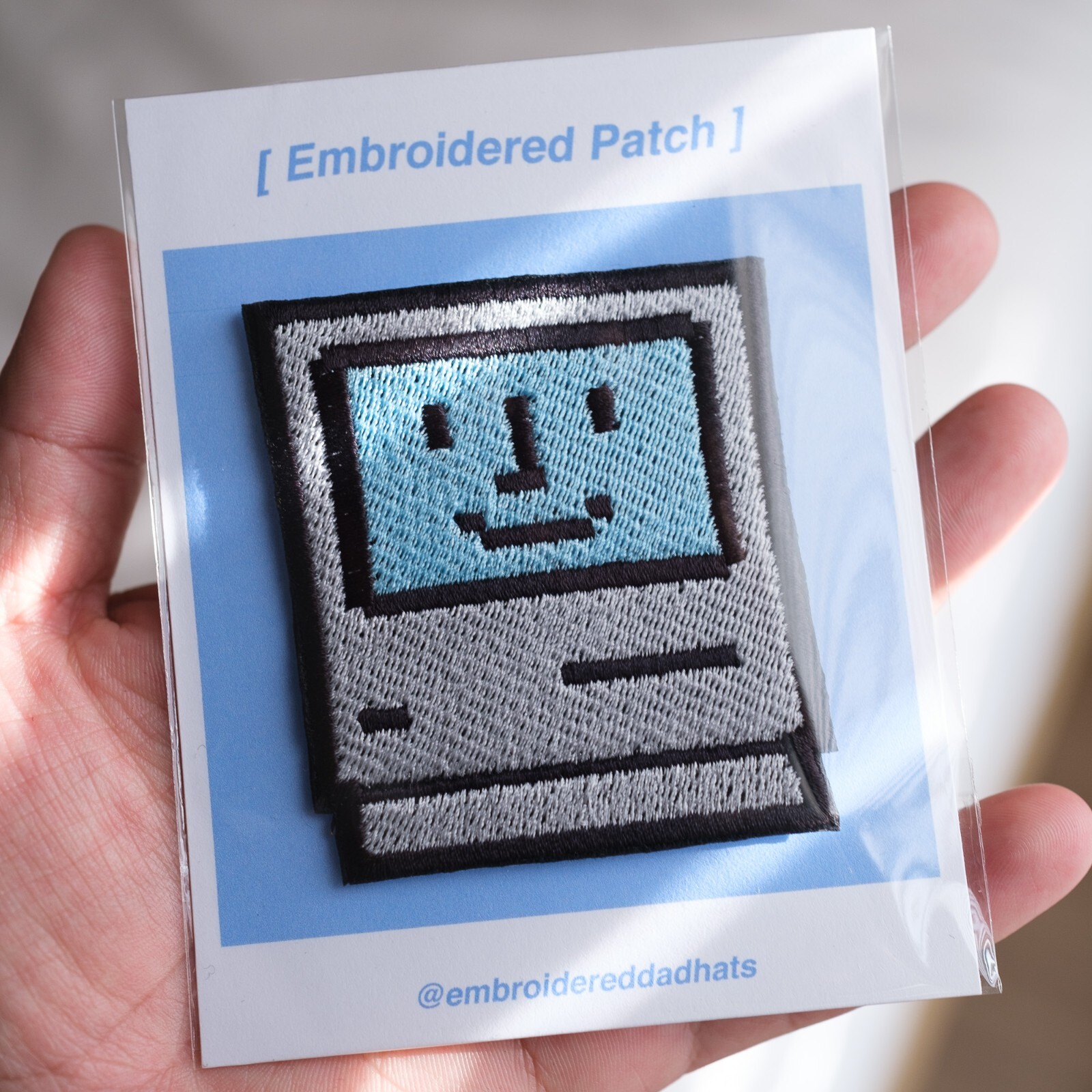 Apple Mac Classic II 90s Vaporwave Macintosh Computer Embroidered Patch