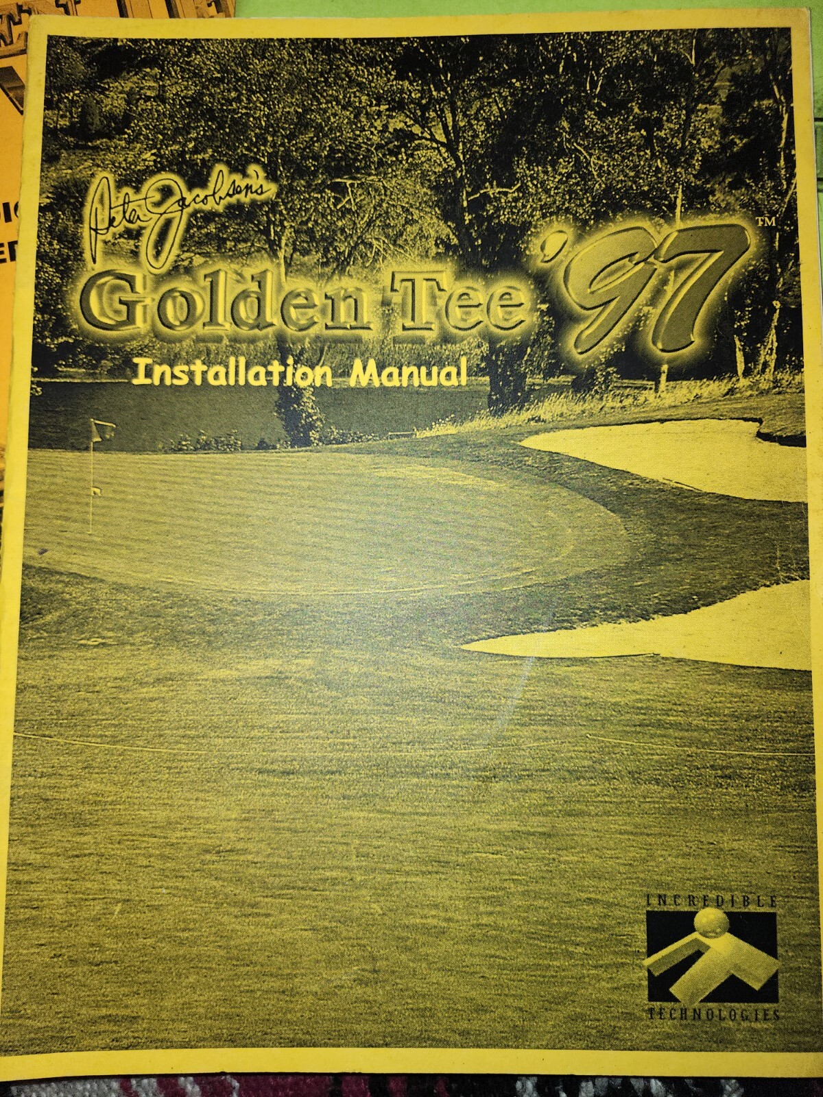 Golden Tee 97 Manuals Pete Jacobson Arcade