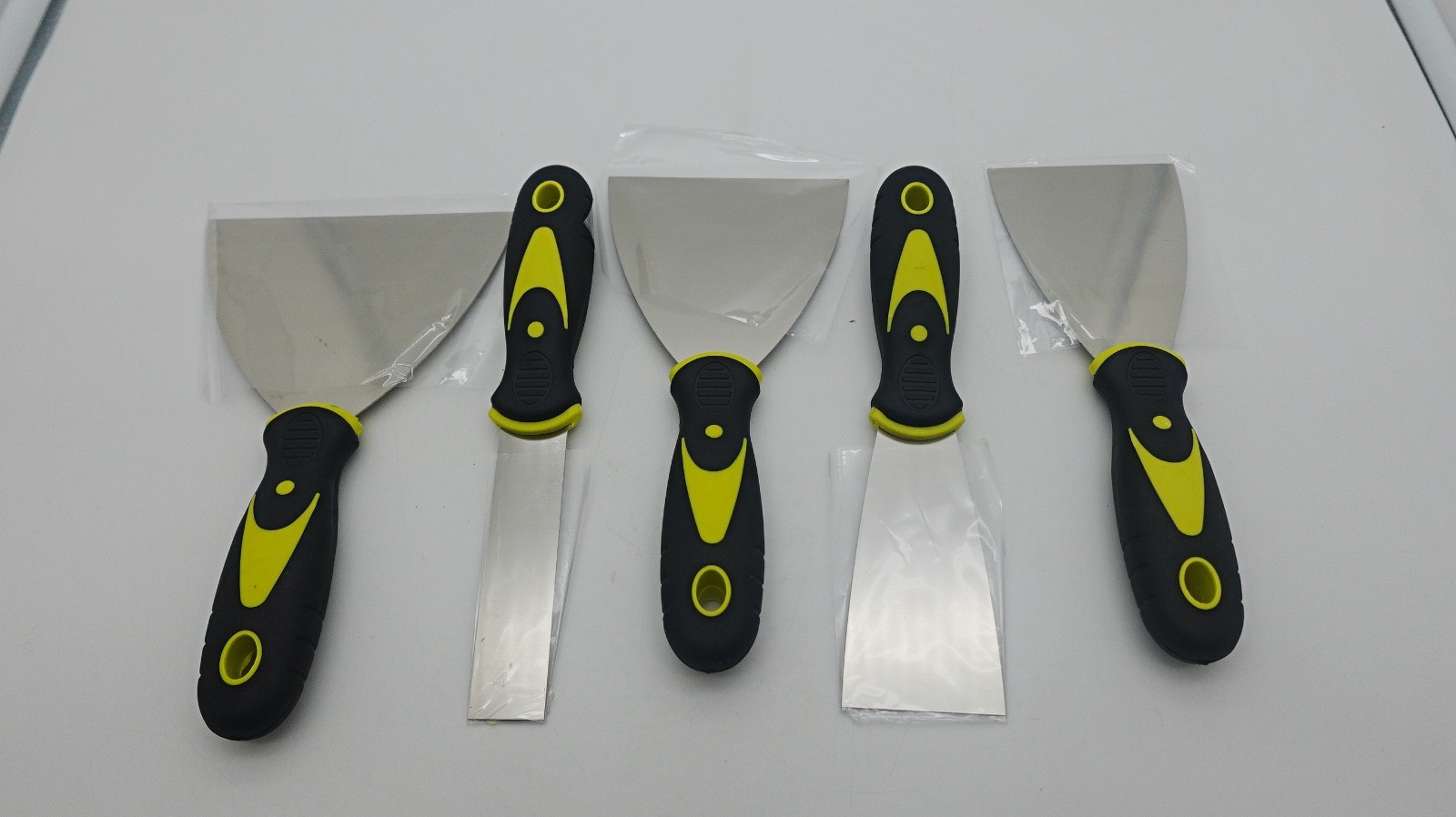 Rerdeim 5PCS Putty Knife Set Paint Scraper Spackle Tools for Wall 1” 2” 3” 4” 5”