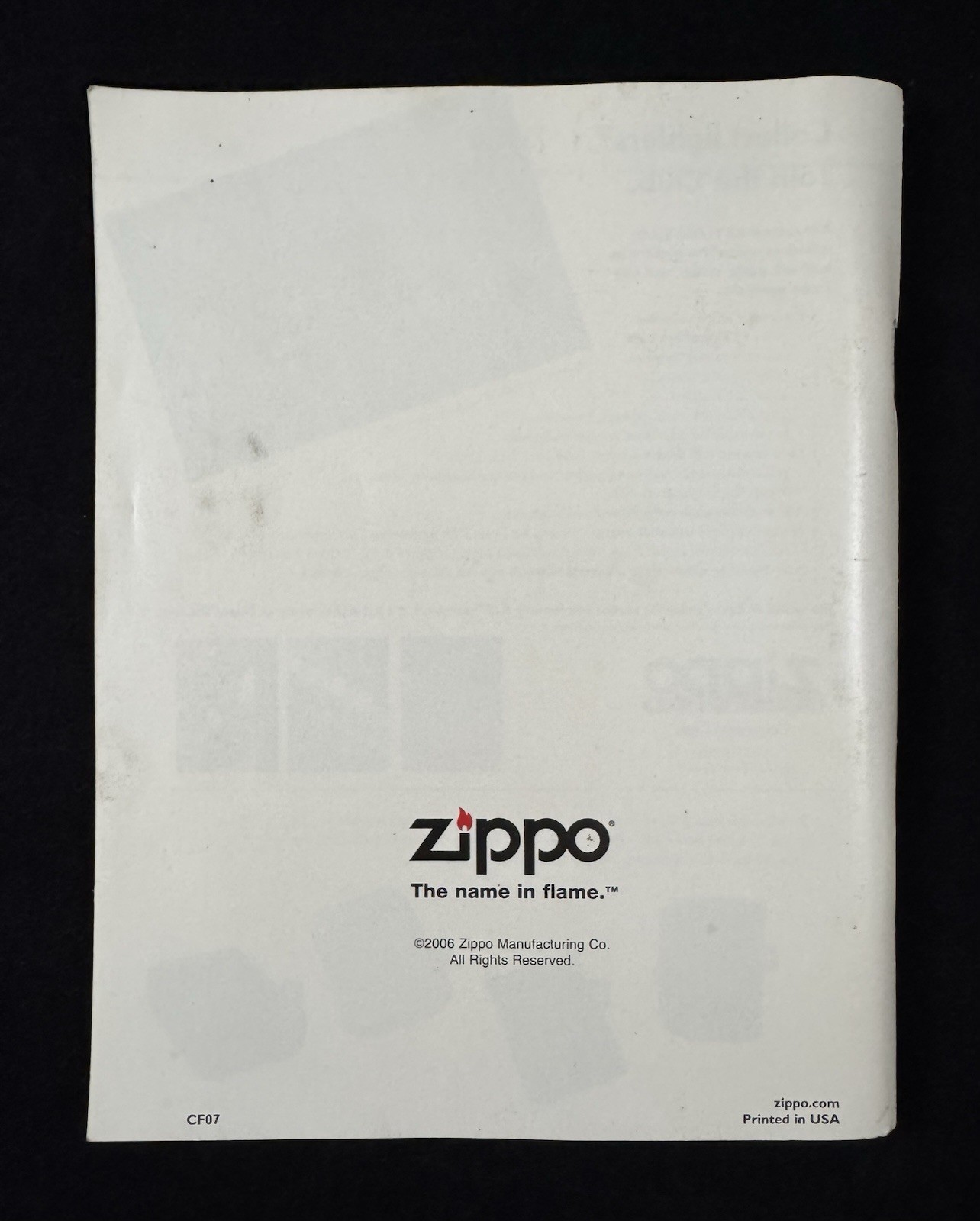 Zippo 75th Anniversary 2007 Complete Line Collection Catalog