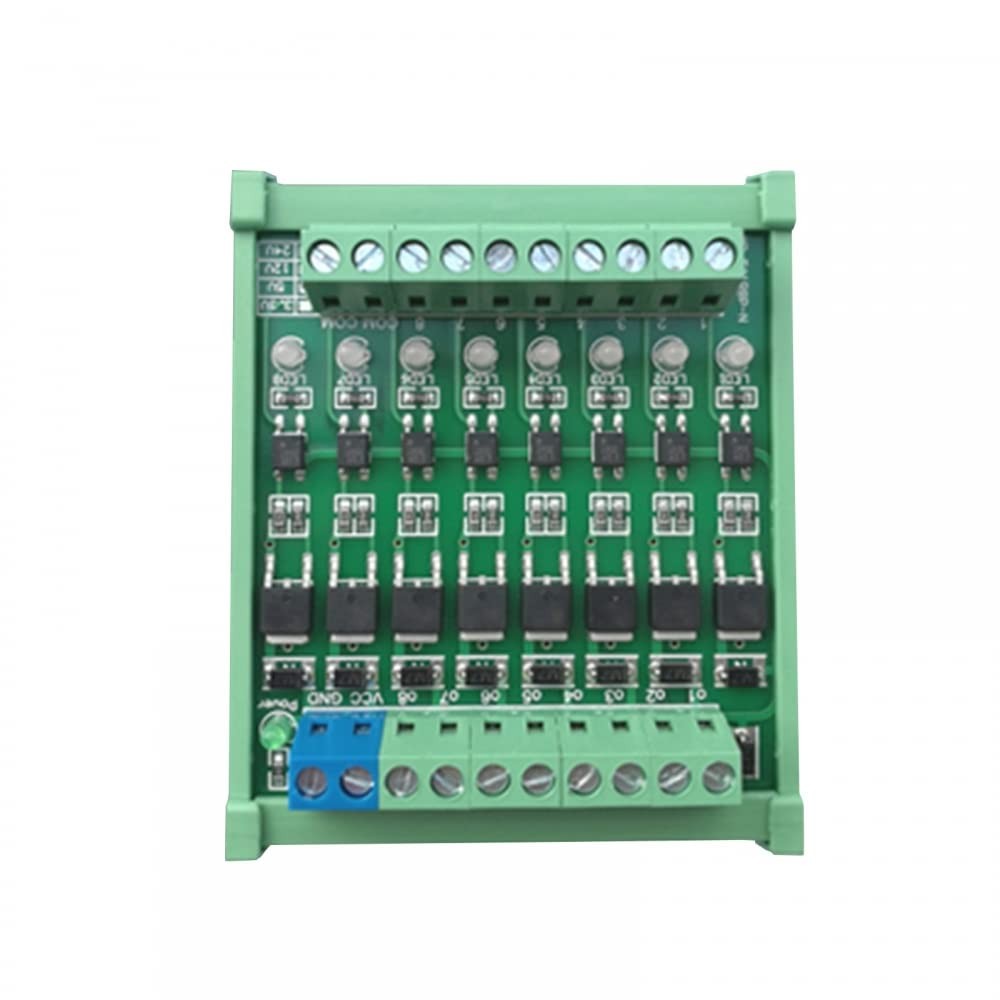 8Channel PLC Amplifier Circuit Board DC 3.3V/5V Optocoupler Isolated Module
