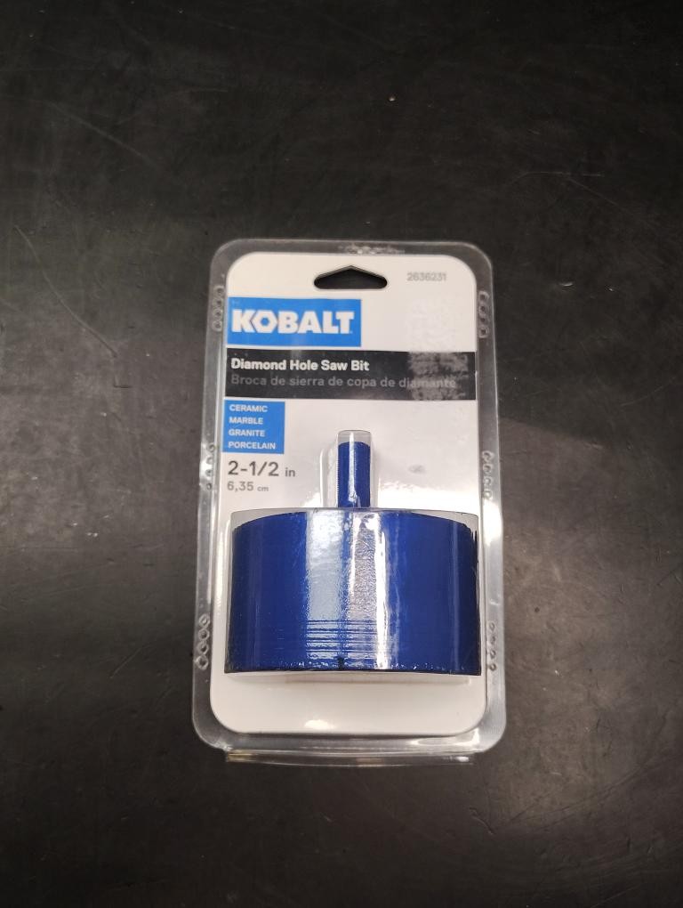 Kobalt Diamond Hole Saw Bit Ceramic Marble Granite Porcelain 2 1/2 i (SB1123716)