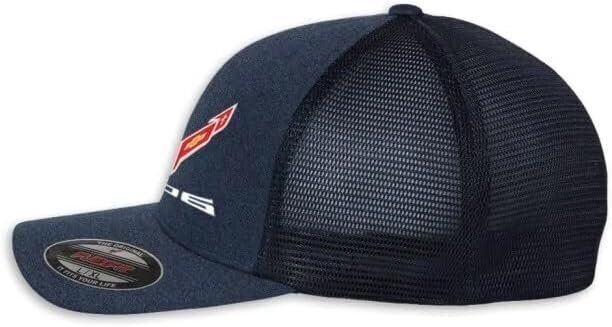 C8 Z06 Corvette Roadway Hat : Chevrolet Performance Fitted Cap - Navy