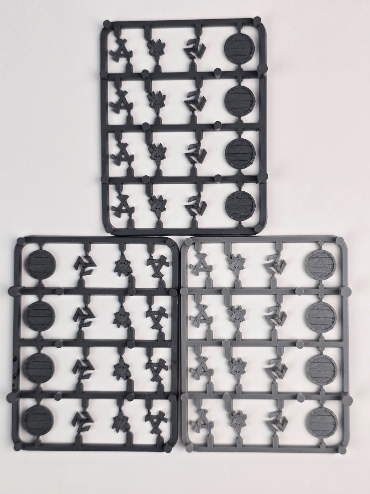 3x Warhammer Fantasy Skaven Clan Rat Shields Sprues