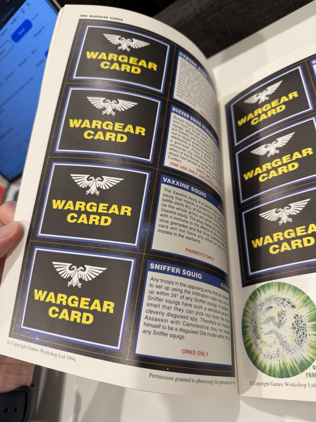 Games Workshop Warhammer 40k Space Orks Codex 2nd Edition 1994 USED RARE OOP