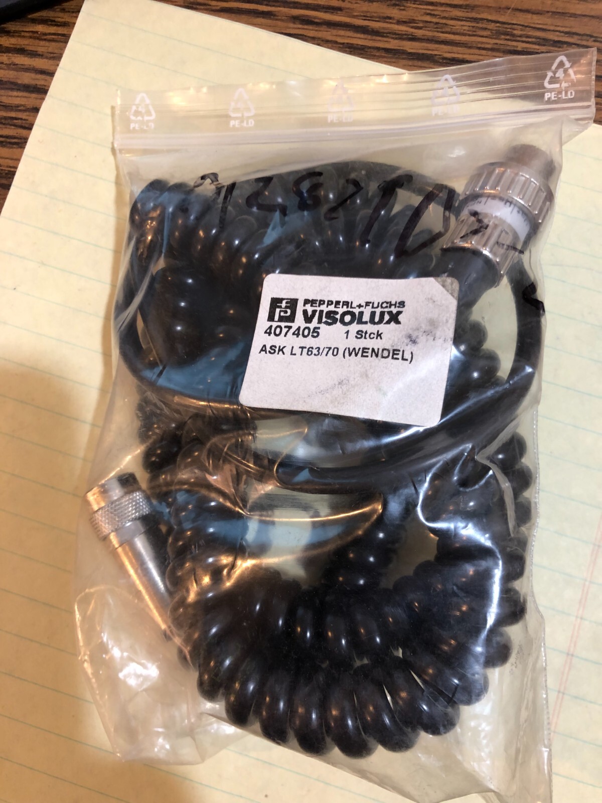 PEPPERL + FUCHS VISOLUX ASK LT63/70 407405 ITEM 012879 D2-2