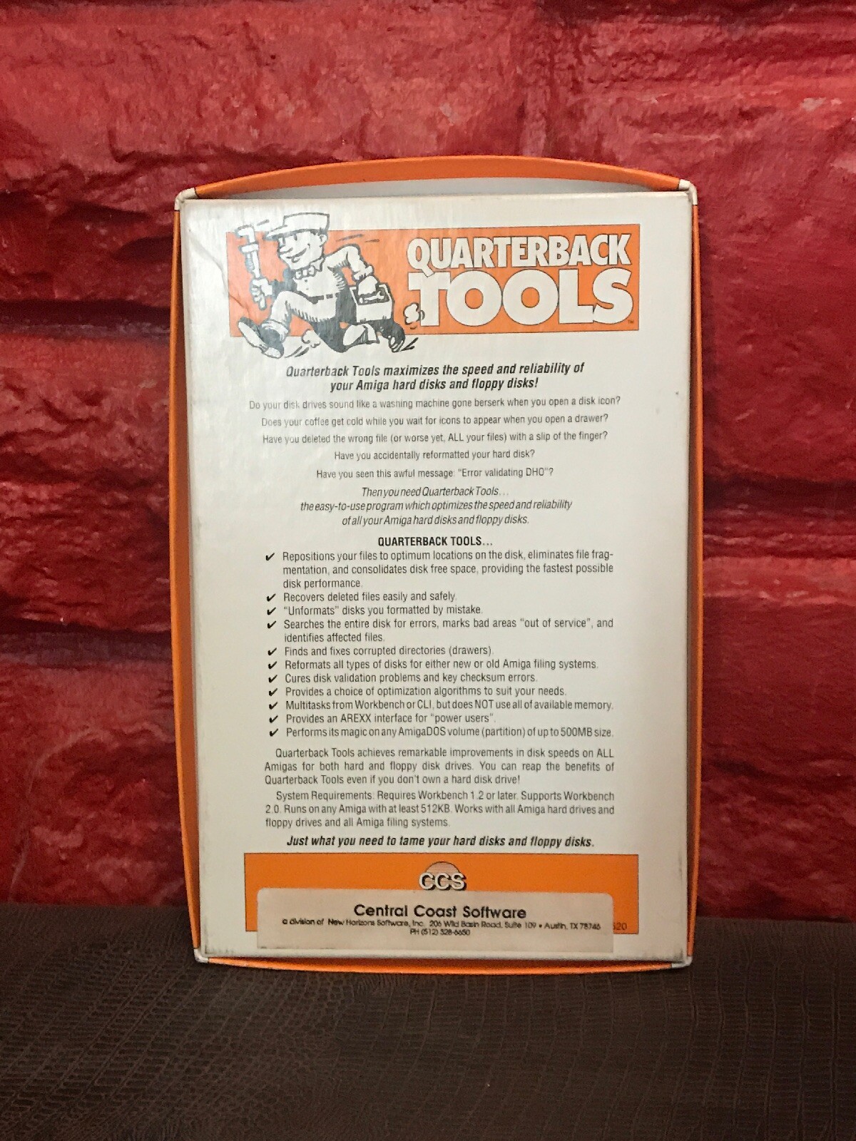Quarterback Tools A CCS Software for the Amiga BCD