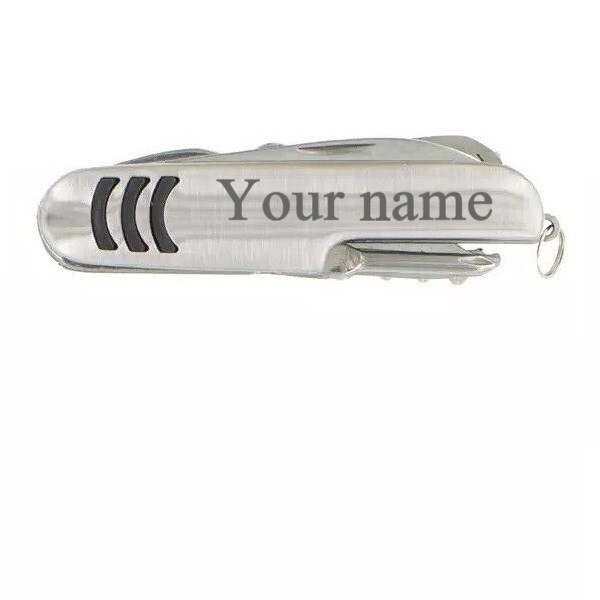 Personalized 7 Tools Multifunctional Stainless Steel Custom Pocket Folding Knife