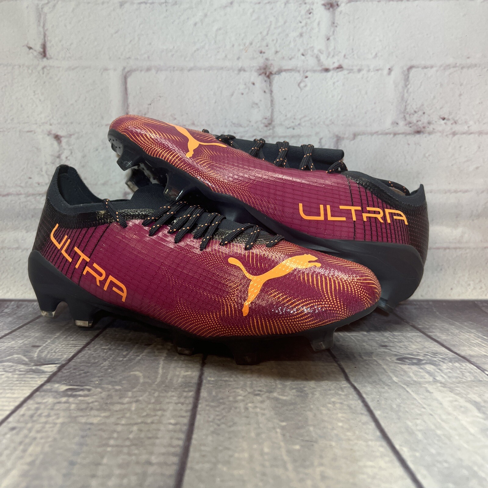Puma Ultra 2.4 FG / AG Soccer Cleats Shoes Purple 106698-03 Mens Size 7.5 NEW