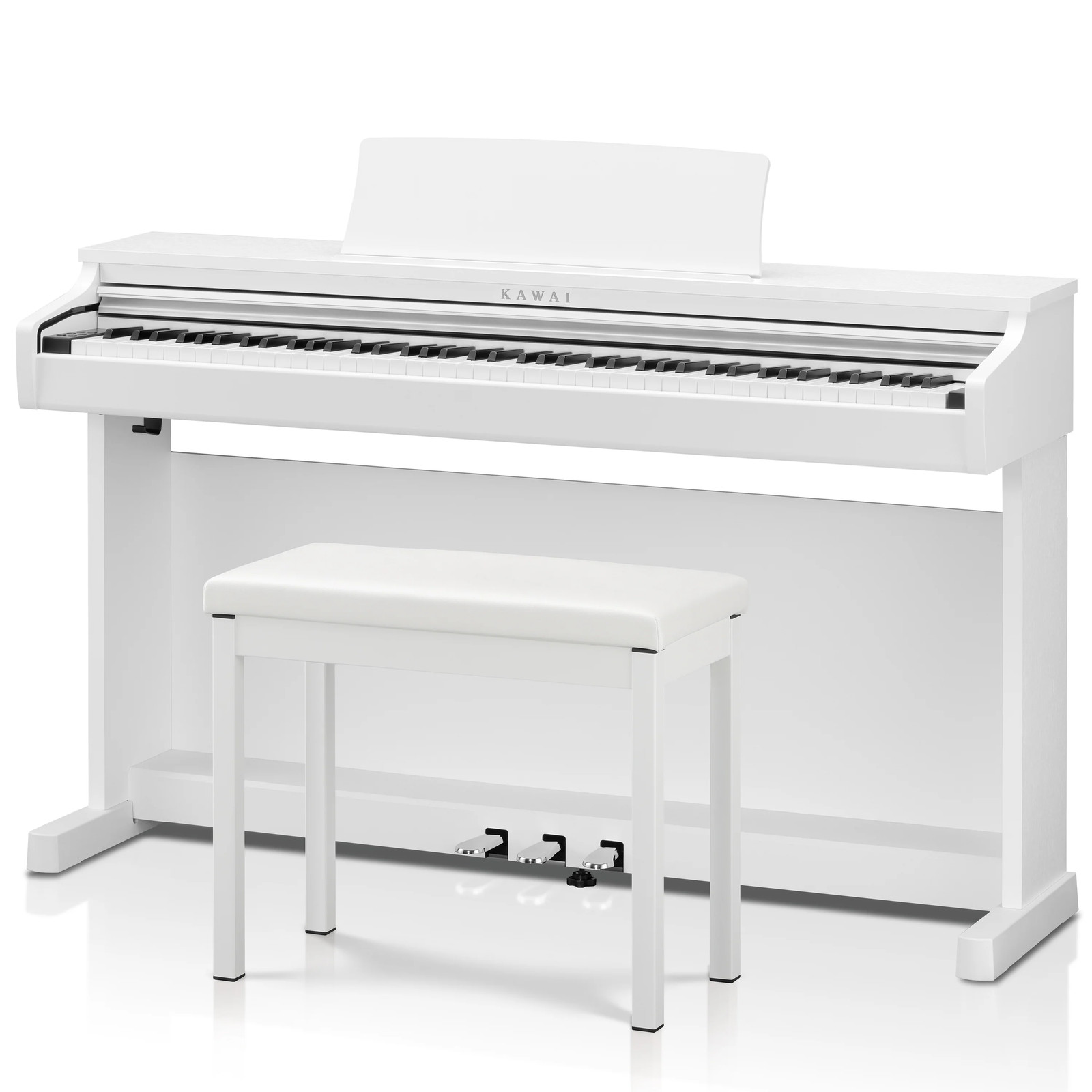 Kawai CX202 Digital Piano with Bench - Satin White