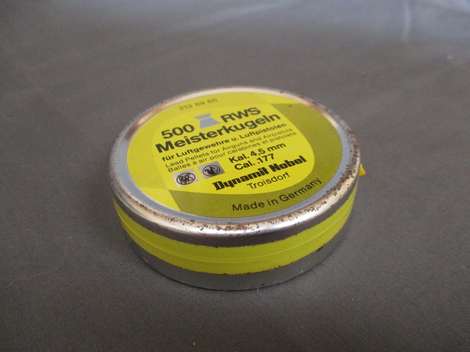 Vintage Meisterkugeln Lead Pellets 500 RWS .177 Cal. - Unopened