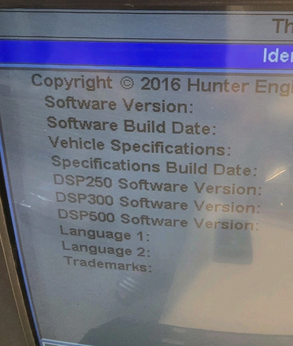 Hunter 311 Wheel Aligner Console IBM CRT Remote 2016 Software Tested Rare Legacy