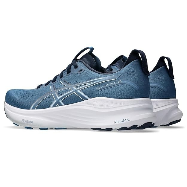 Asics Gel Kayano 32 Men Shoe Running Sneaker Blue Trainer