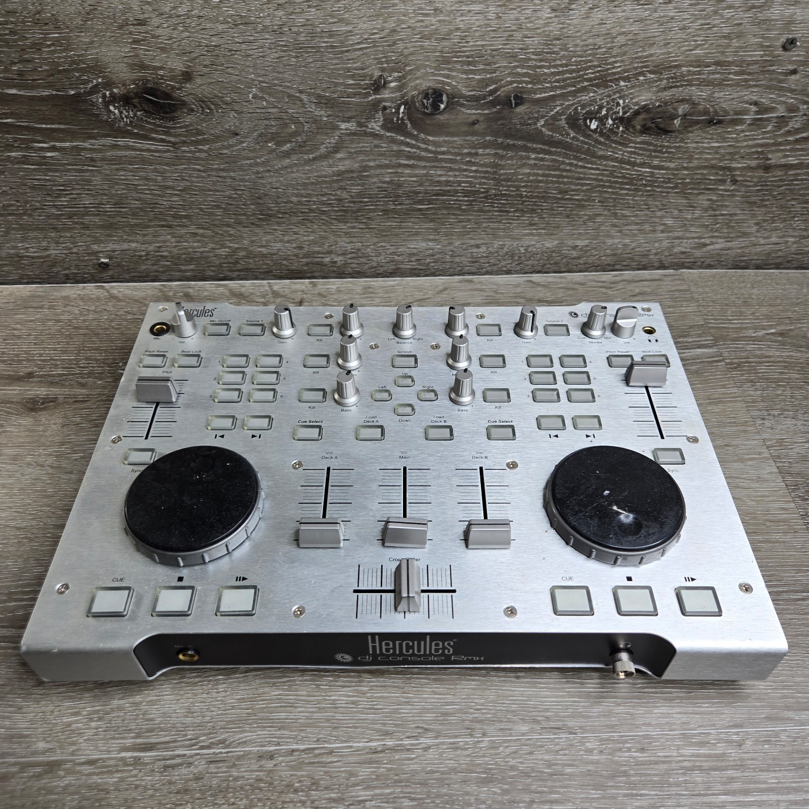 Hercules DJ Console RMX DJ Controller 4-In/4-Out USB Audio Interface w/ Carrying