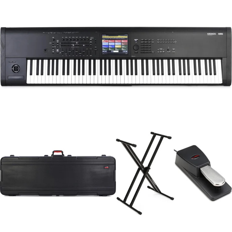 Korg Kronos 3 88-key Music Workstation Stage Bundle