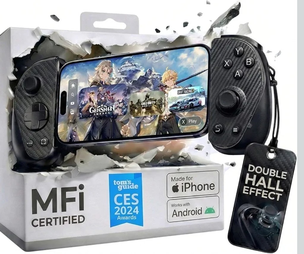 Serafim S3 USB-C Mobile Gaming Controller iPhone 15 16 17 Android Hall Effect
