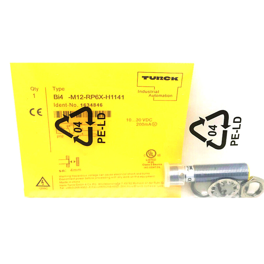 TURCK BI4-M12-RP6X-H1141 4607001 Inductive sensor PNP
