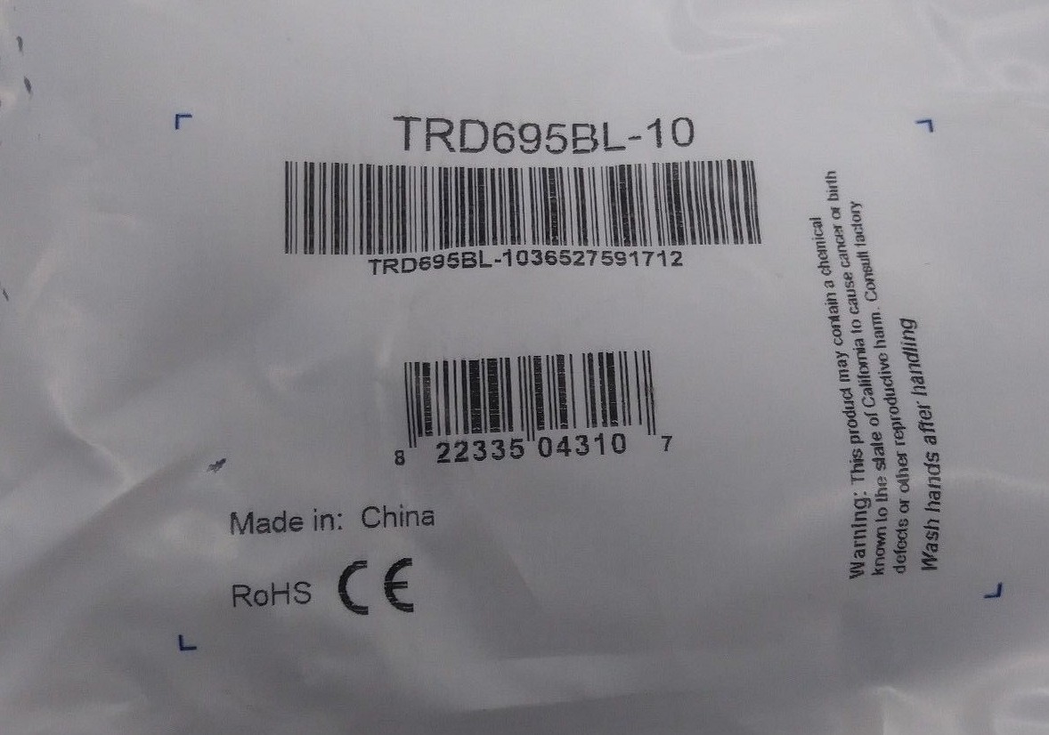 L-Com TRD695BL-10 Blue Cable