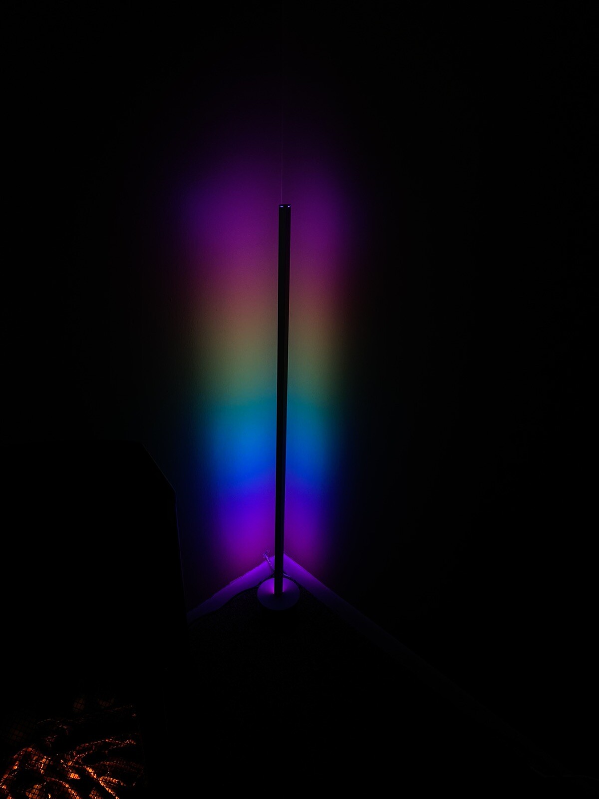 led corner floor lamp