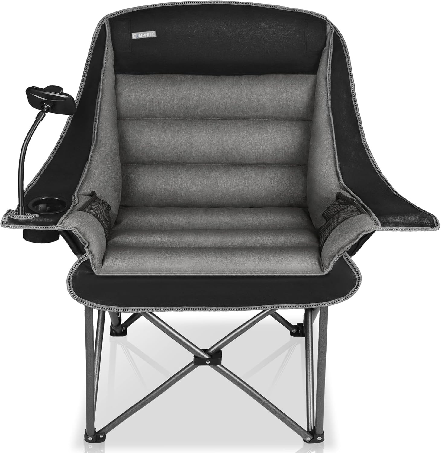 Camping Chairs Adults-Oversized Extra Large Lawn Chair,Folding Comfy Padded