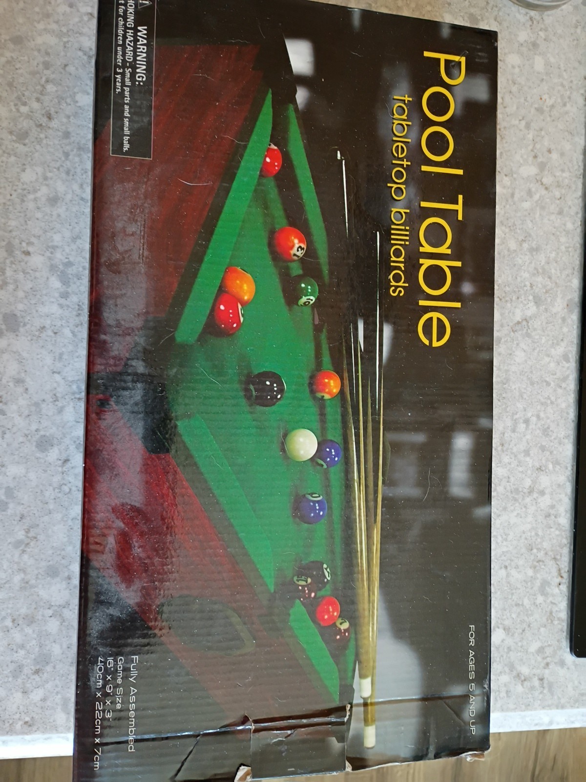 Westminster Tabletop Billiards Pool Table With Accessories B2