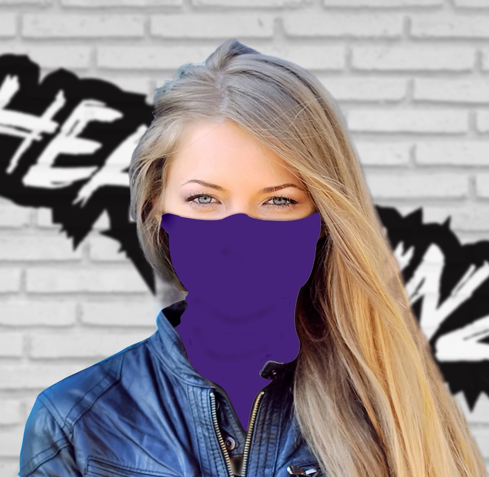 FACE MASK / BANDANA - CLASSIC PURPLE - (Cycling, Fishing, Ski, Motorbike)