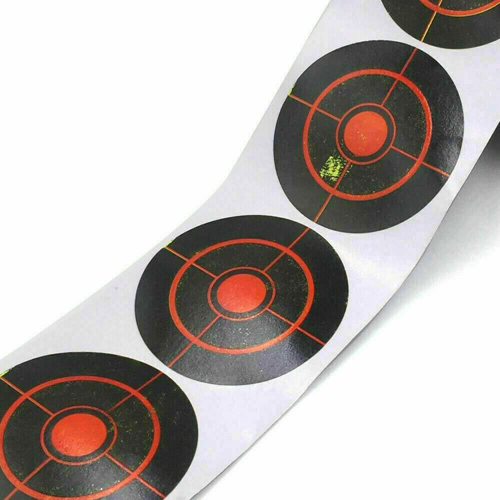 100/500Pcs 3" Shooting Self Adhesive Targets Splatter Reactive Target Stickers