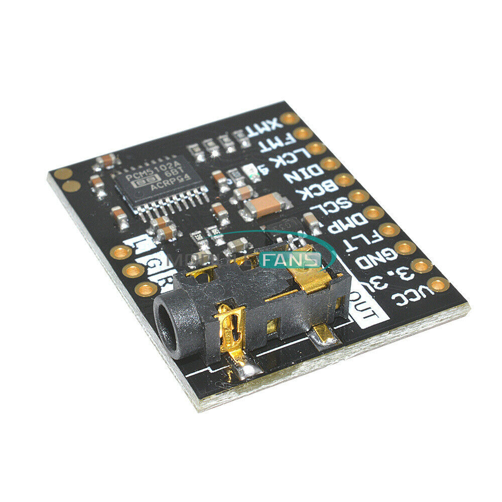 PCM5102 Player Module I2S interface PCM5102 DAC Decoder For Raspberry Pi