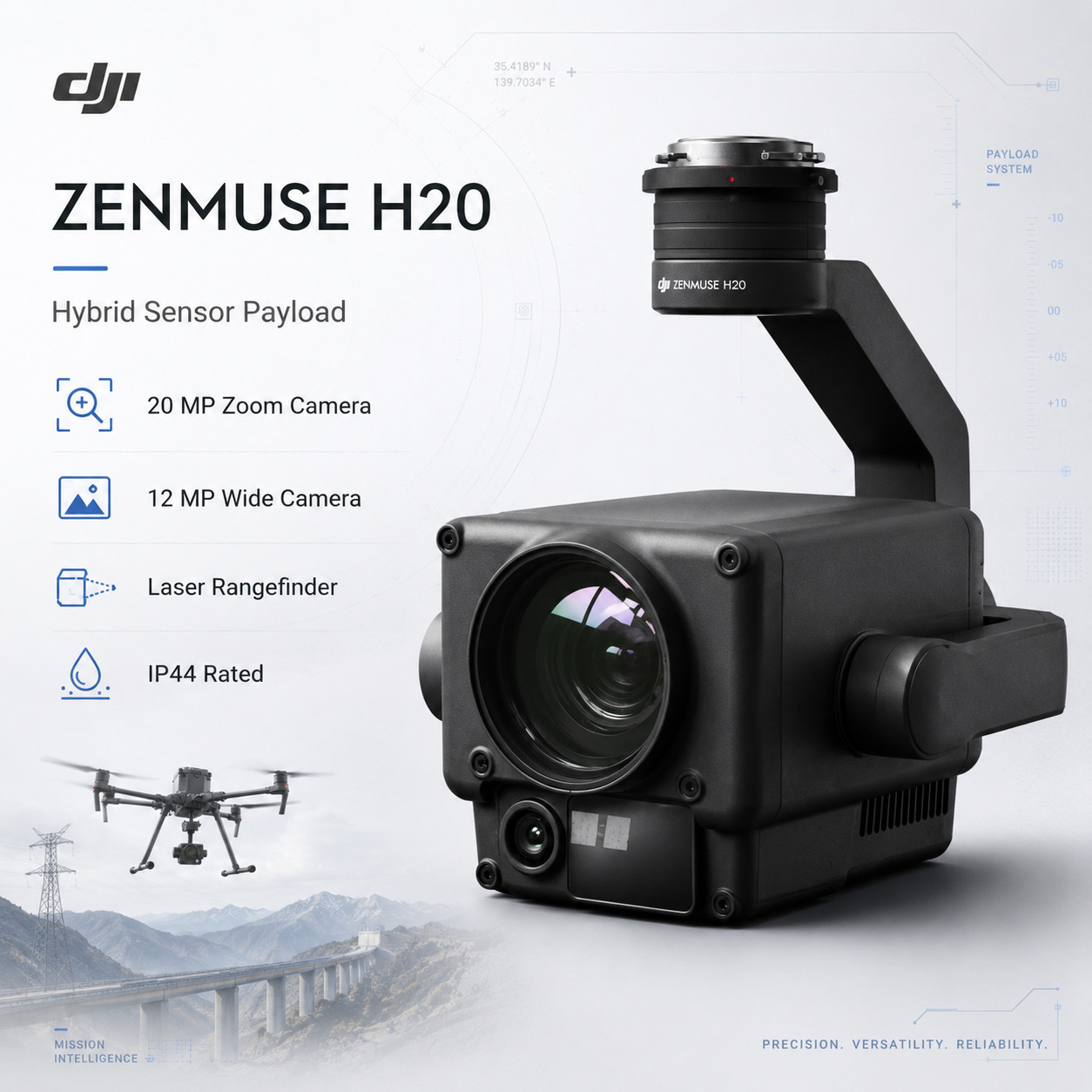 DJI ZENMUSE H20 Ship Via FedEx,No Tariff & Customs Clearance Problem In US